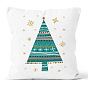 Christmas 4pcs Throw Pillow Cover Holiday Decoration Gift Home Sofa Pillow Cushion Cover Without Core