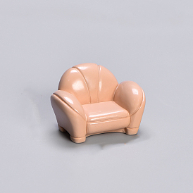 Resin Sofa Model, Mini Furniture, Miniature Dollhouse Decorations