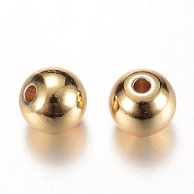 Brass Beads, Cadmium Free & Lead Free, Round