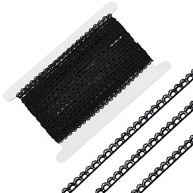 15 ярдов полиэстеровых кружевных отделок, цветок