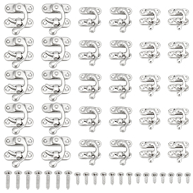 3 стили железный защелка крюк засов рог замок с винтами