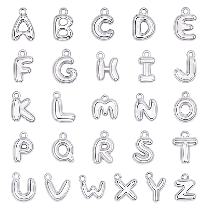 26 шт 26 стили латунные подвески, платина