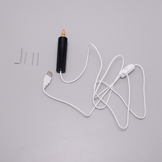 ABS Plastic with Iron Drill Kits, with USB Line, for Jewelry Drilling