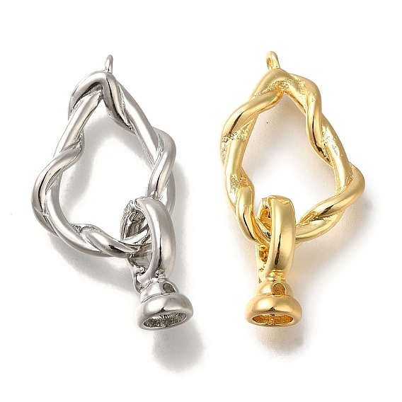 Латунь раз по сравнению с застежками, без кадмия, без никеля и без свинца, неправильная форма