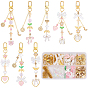 DIY Jewelry Making Kit, Including Alloy Swivel Clasps, Alloy Enamel & 304 Stainless Steel Pendants, CCB Plastic & Glass & Acrylic Beads, Alloy Links Connectors, Brass Twisted Chains