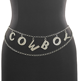 Сплав кристалл горный хрусталь ковбой кисточка тела цепи, бикини украшения для женщин