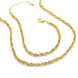 Хип-хоп медь 18k золотое ожерелье ювелирные изделия для мужчин и женщин