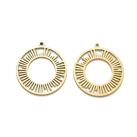 201 подвески из нержавеющей стали, круглый солнечный шарм