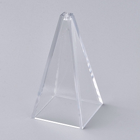 Plastic Candle Molds, for Candle Making Tools, Pyramid Shape