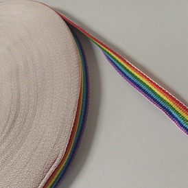 Polyester Ripsband, für patriotische Abzeichenmedaille und Geschenkverpackung, Streifenmuster