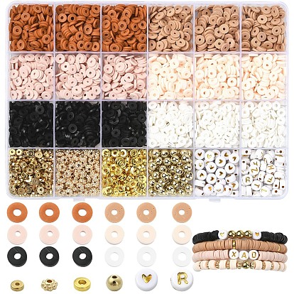 Наборы для находки бисера своими руками, включая 126г бусины из полимерной глины, 360 шт. бусины ccb, 110 шт. бусин из сплава и 100 шт. акриловых бусин