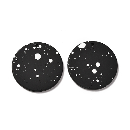 Подвески из акрила с росписью airspay, круглые