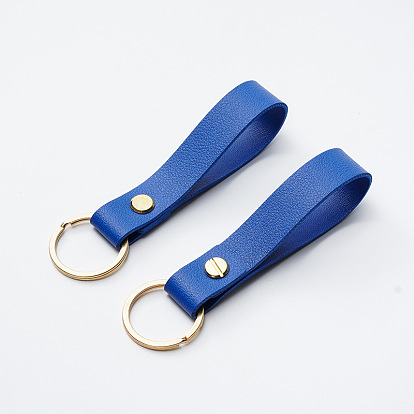 Pu Leather Car Keyrings Accessories