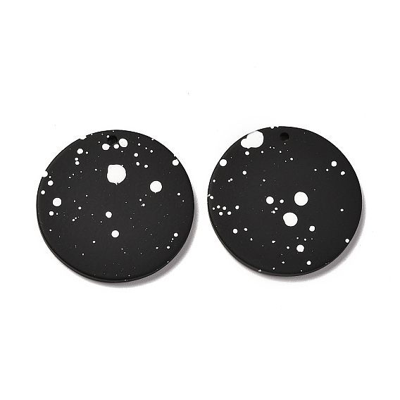 Подвески из акрила с росписью airspay, круглые