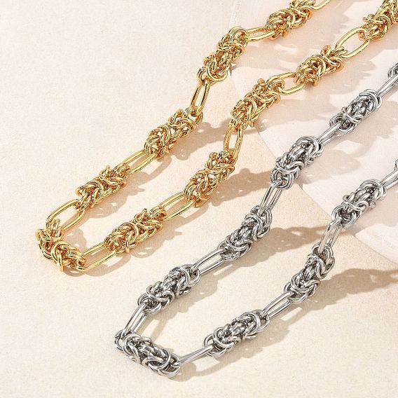 6мм 304 Византийская цепочка из нержавеющей стали для женщин