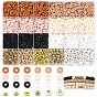 Наборы для находки бисера своими руками, включая 126г бусины из полимерной глины, 360 шт. бусины ccb, 110 шт. бусин из сплава и 100 шт. акриловых бусин