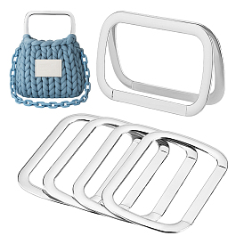 Ручки для сумок из сплава, прямоугольные