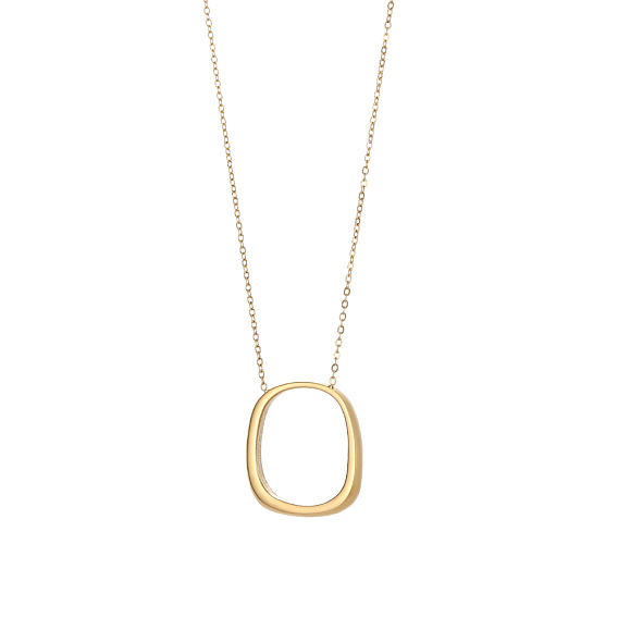 304 ожерелья нержавеющей стали, ионное покрытие (ip), овальные