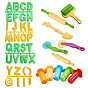 PandaHall Elite DIY Children Toys Sets, Clay Mold Tool Kits, Plasticine Educational Funny Toy