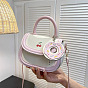 DIY PU Leather Donut Charms Crossbody Lady Bag Making Sets, Valentine's Day Gift for Girlfriend