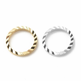 Brass Linking Rings, Long-Lasting Plated, Cadmium Free & Lead Free, Round Ring