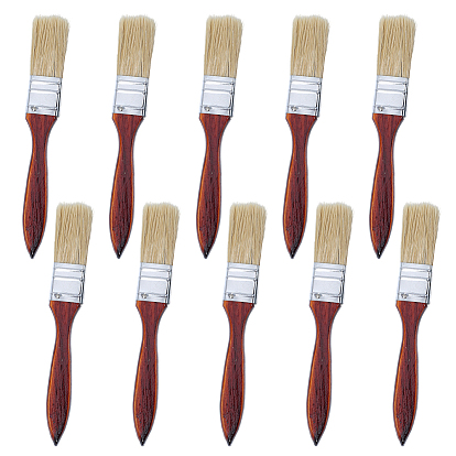 Кисть щетинной щетки, с деревянной ручкой