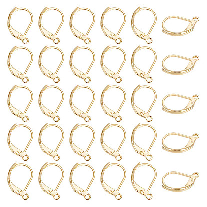 304 из нержавеющей стали выводы Leverback серьги, с петлей