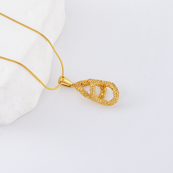 3 шт. полые ожерелья-капли из нержавеющей стали для женщин