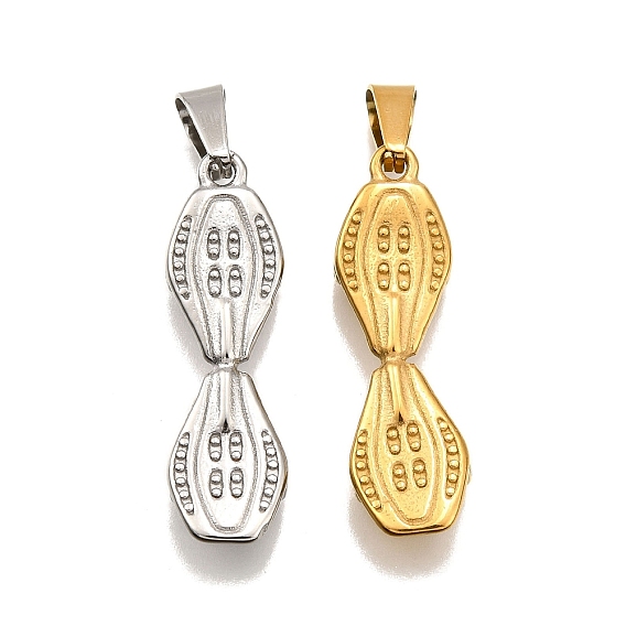 304 подвески из нержавеющей стали, очарование скейтбординга, вакуумное покрытие pvd