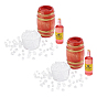 Décorations en résine pour présentoirs à vin, tonneaux en bois et glaçons, accessoires de maison de poupée micro paysage, faire semblant de décorations d'accessoires
