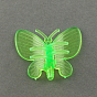 Акриловые коготь заколки, бабочка, 33x39 мм