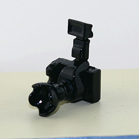 Miniature Alloy Camera, for Dollhouse Accessories Pretending Prop Decorations