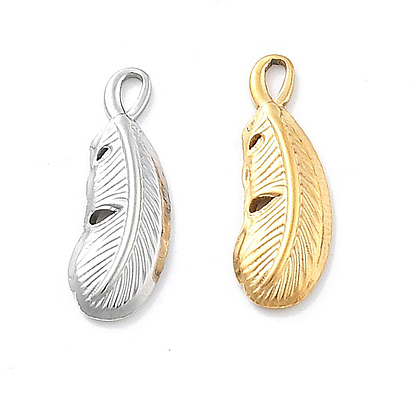 304 подвески из нержавеющей стали, очарование перьев