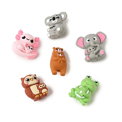 Силиконовые бусины на день матери, фокусные бусы