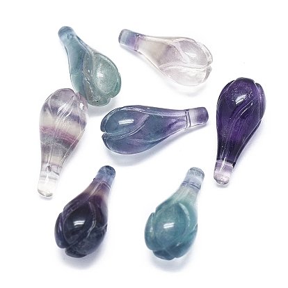 Natural Fluorite Pendants, Flower