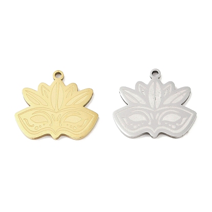 Карнавал 201 подвески из нержавеющей стали, маска очарование