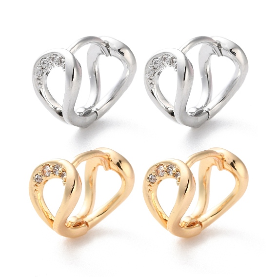 Латунные серьги обруча, долговечный