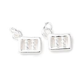 Латунные подвески, прелести счеты, стойки покрытие, долговечный, без кадмия и без свинца, с целью перехода в кольце