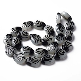 Handmade Lampwork Beads Strands, Teardrop