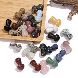 Natural & Synthetic Gemstone Display Decorations, Home Decorations, Mushroom