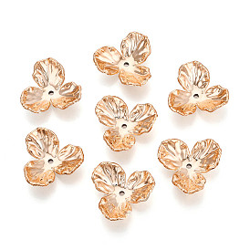 Колпачки с акриловыми шариками, 3-лепестков цветка