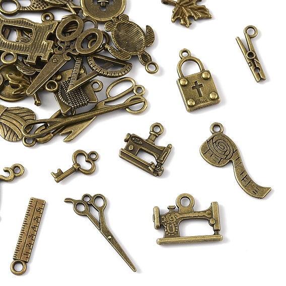 30 шт. Подвески из сплава в тибетском стиле, разнообразные