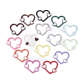 УФ-покрытие, непрозрачные акриловые соединительные подвески, сердце