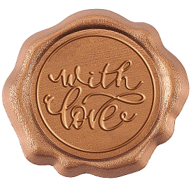 50Pcs Adhesive Wax Stamp Stickers, Envelope Seal Decoration, for Craft Scrapbook DIY Gift