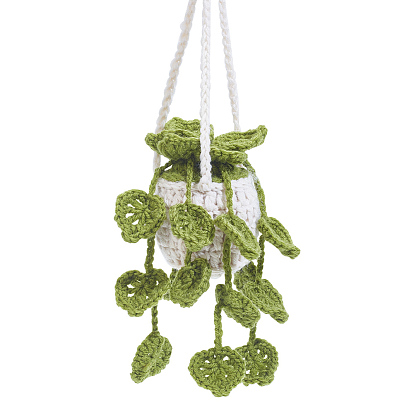 Горшечные растения крючком орхидея подвесное украшение, для автомобильных зеркал заднего вида аксессуары