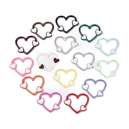 УФ-покрытие, непрозрачные акриловые соединительные подвески, сердце