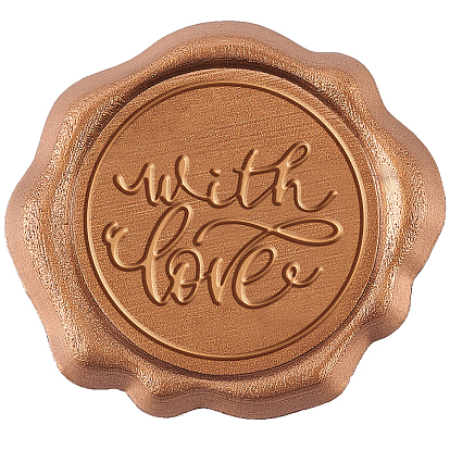 50Pcs Adhesive Wax Stamp Stickers, Envelope Seal Decoration, for Craft Scrapbook DIY Gift
