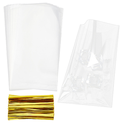 100пластиковые пакеты из полипропилена, с железными связями, прямоугольные