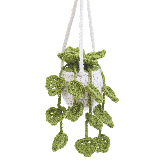 Горшечные растения крючком орхидея подвесное украшение, для автомобильных зеркал заднего вида аксессуары