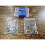 36Pcs 6 Style 304 Stainless Steel Linking Rings, Laser Cut, Teardrop